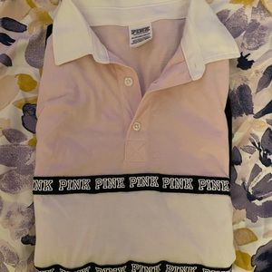 Pink Collared Long Sleeve